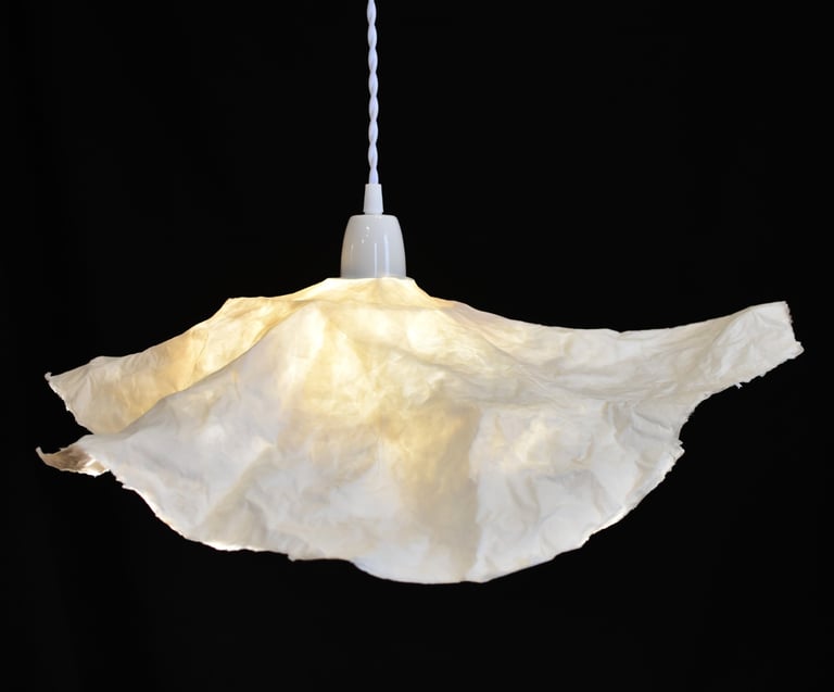 sculpture éclairée petite fleur simple