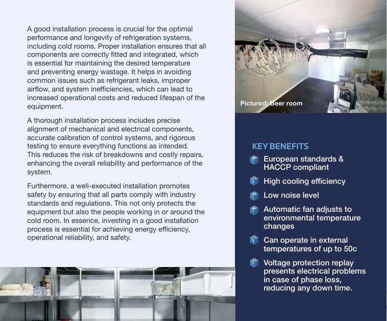 Our Cold Room features