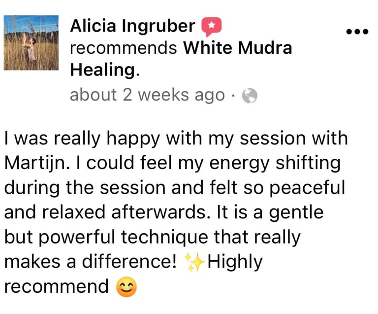 Testimonial Alicia | White Mudra Psychology