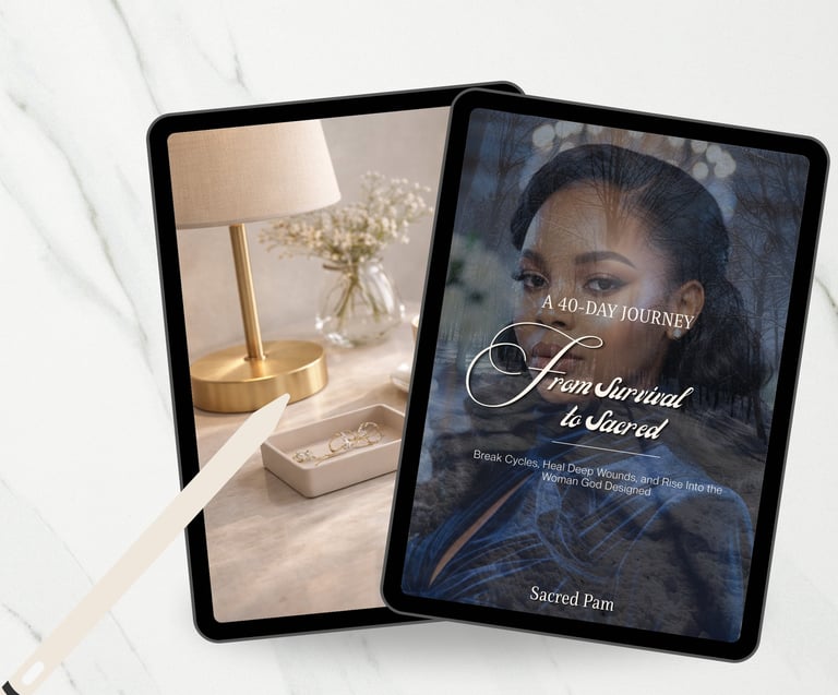 Forty days of heart surgery with the Holy Spirit. Each day walks you from survival mode into sacred 