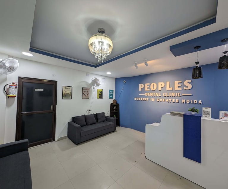 Peoples Dental Clinic - Dentist in Greater Noida | Reception Area