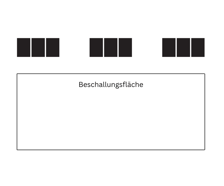Ein Bild welches die Zahnlücken Aufstellung von Subwoofern zeigt