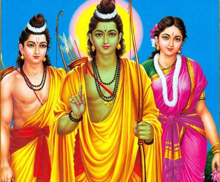 Ram, Sita, Lakshman