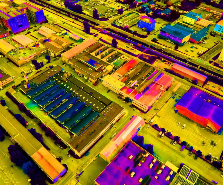 Inspection par caméra thermique radiométrique détecter les dépertions thermiques
