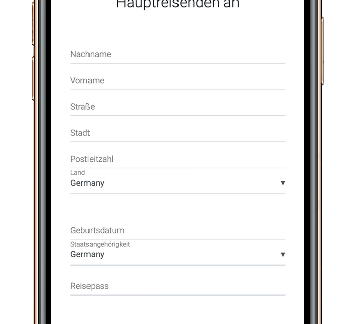 Hotel DunenNest - Ansicht Email online Checkin