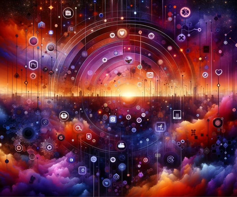 image captivante aux couleurs du crépuscule, Madkweb agence web