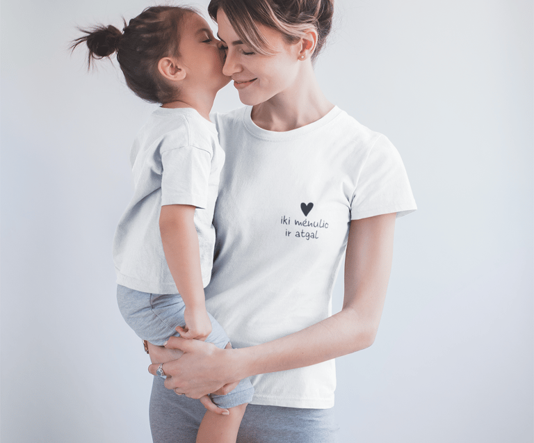 Mamos dienos proga dovana marškinėliai mamai