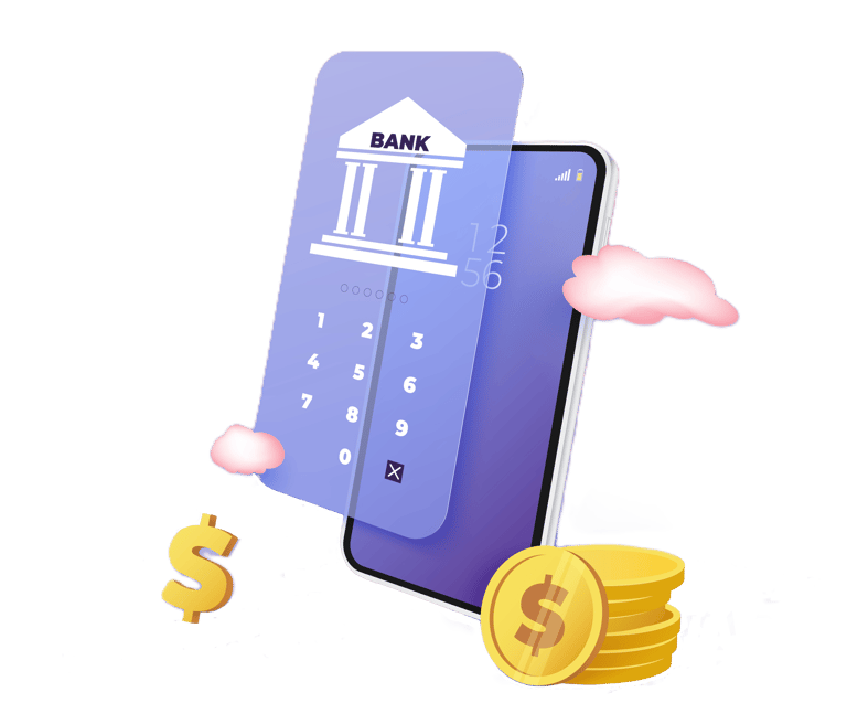 Banking-app-3d-mobile