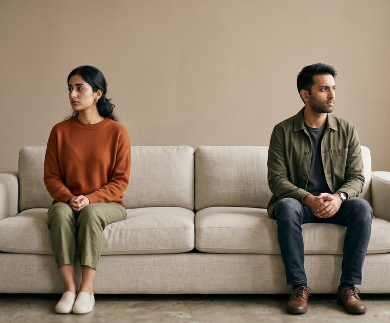 Relational challenges for couples and individuals addressed by Turtle Balance therapy and coaching.