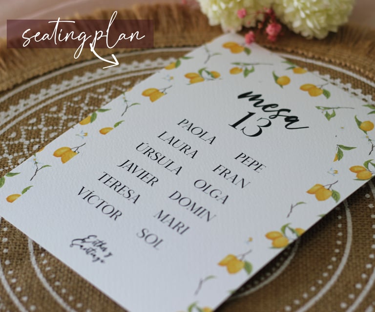 seating plan boda