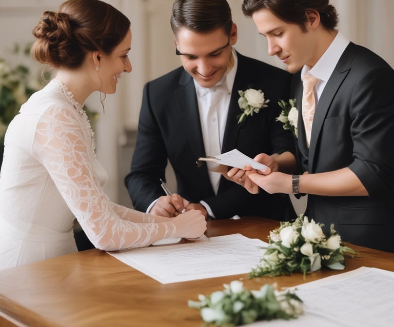 A curved facade covered in white latticework
