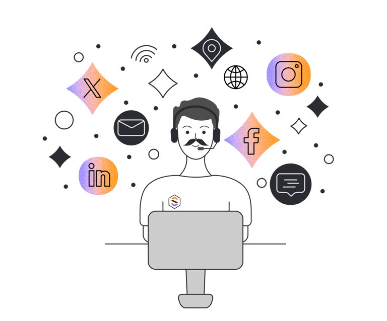 Simplify contact us mascot