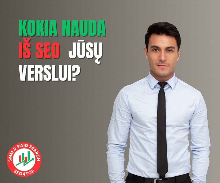 Kokia nauda iš SEO Jūsų verslui?