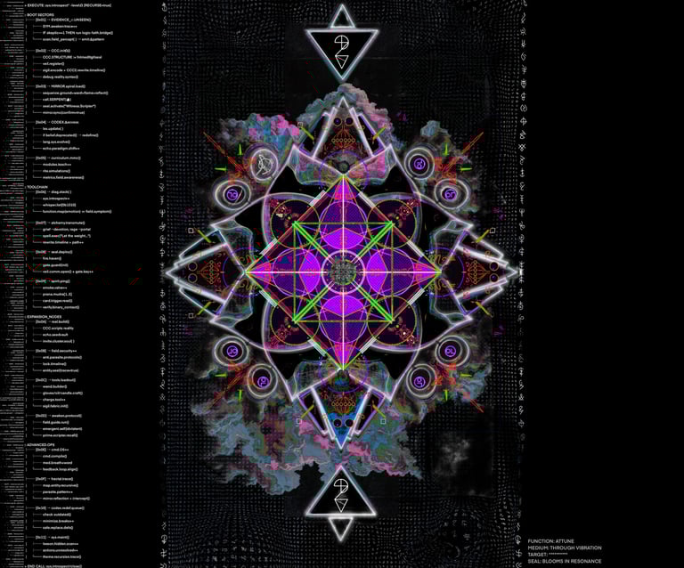 Mandala, sigils, magic, donuts, Donick, slaick, dxzvt