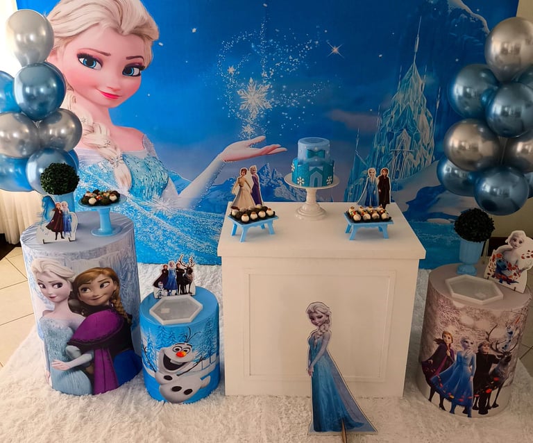 decoracao aniversario frozen