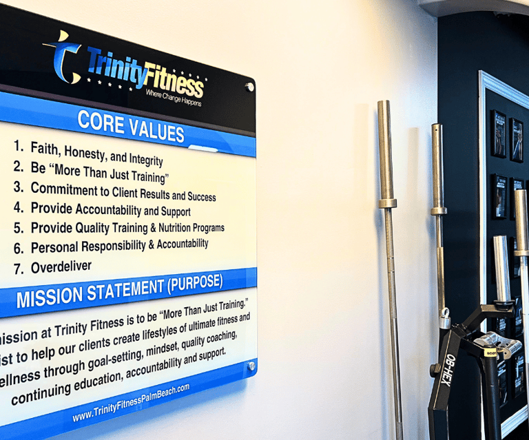 mission statement for private fitness gym