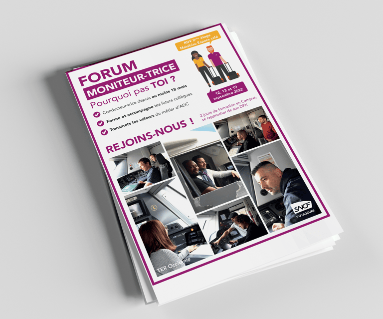 Flyer Forum Moniteur SNCF