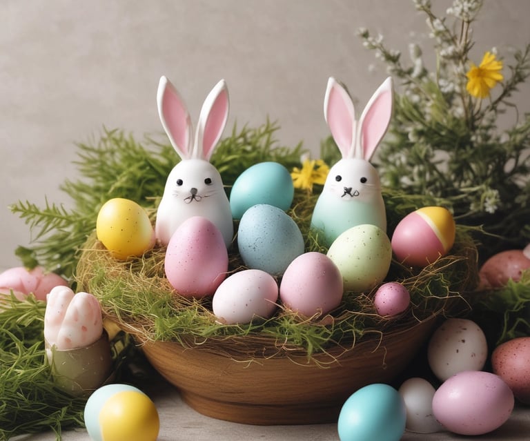 Colorful Christmas ornaments and cozy holiday decorations on a mantel.