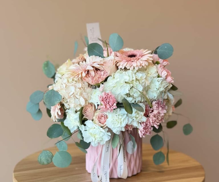 base con flores bonitas