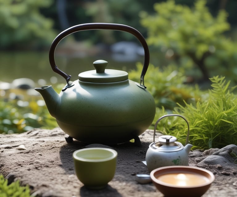 Japoniška ceremoninė aukščiausios rūšies Sencha arbata kurią galima įsigyti DoMu parduotuvėje