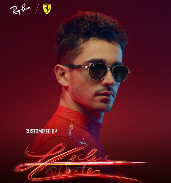 a man wearing sunglasses and sunglasses with the name of the name of the man