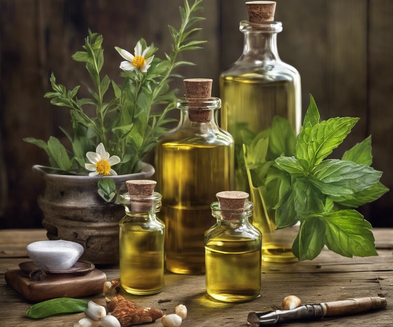 a variety of different types of oils and oils