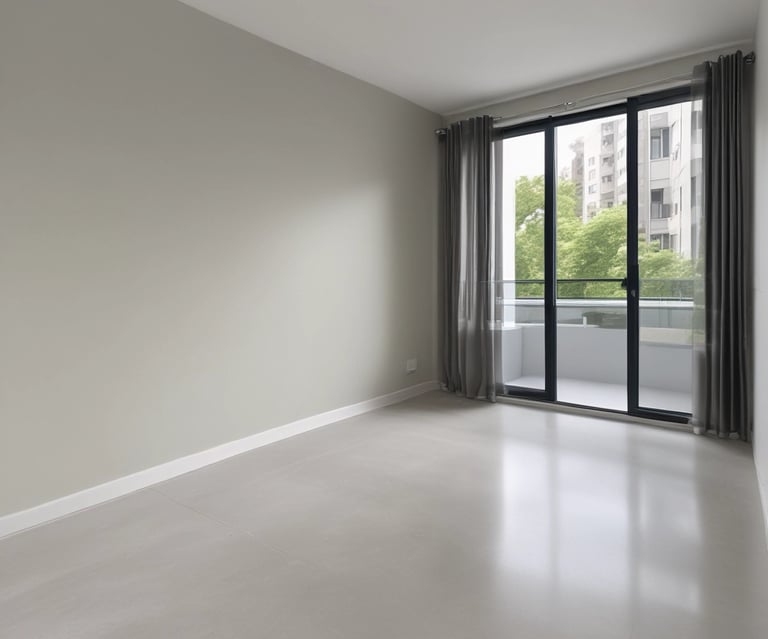 outdoor lamps turned on