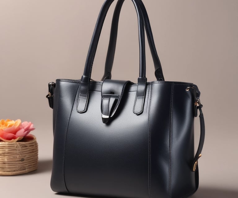 A collection of chic women's handbags from Hassan & Sons.