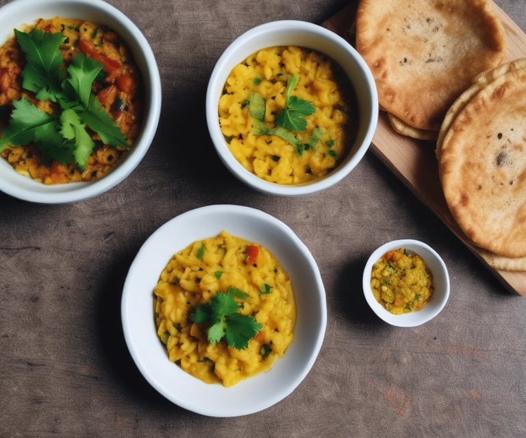 A couple walks into an organic grocery store. The entrance is glass with a large apple design and handwritten notes visible on the door. The interior shows various organic produce and a sign indicating organic goods. Natural light and reflections are apparent on the glass.
