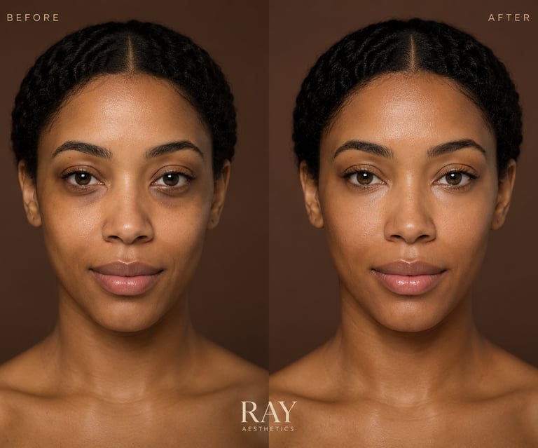 before/ after microneedling Toronto