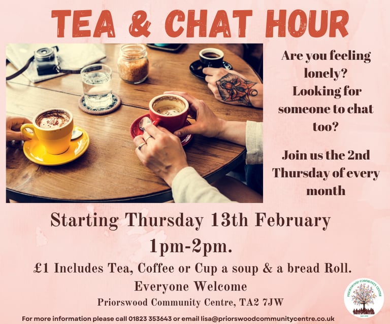 a poster for a tea party