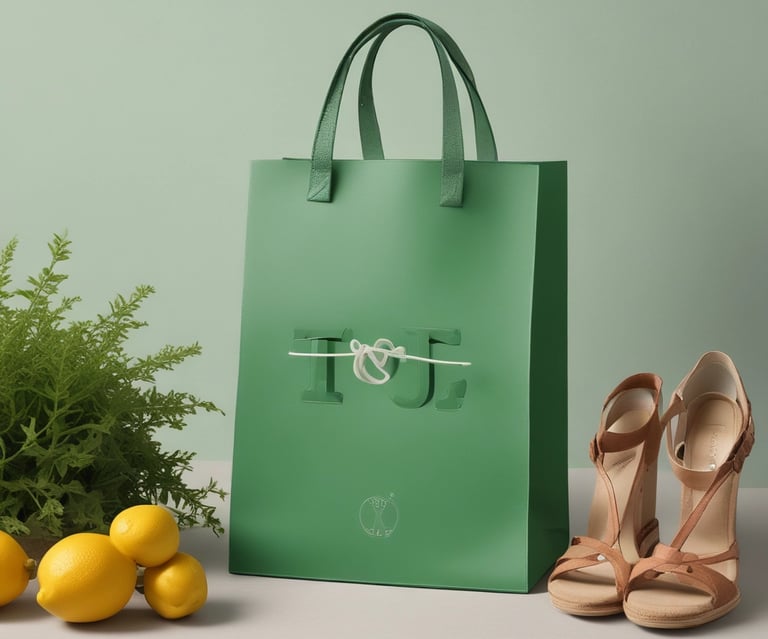 A pair of elegant beige high-heeled shoes is placed on a glossy dark surface with soft lighting creating a warm ambiance. The shoes have a textured finish and a sleek silhouette, complemented by their pointed toes and slender heels.