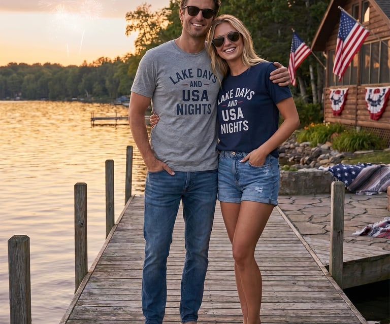 Lake Days And USA Nights Shirt,Alex sylvestre shop