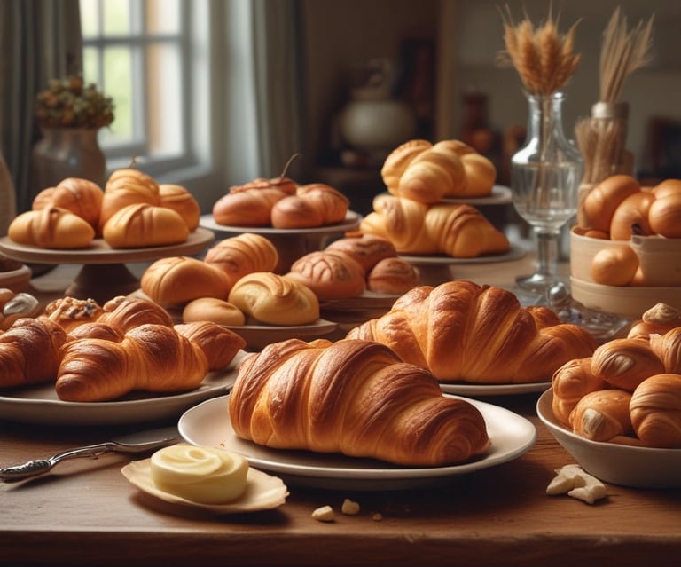 Close-up of a beautifully decorated chocolate cake with rich frosting and delicate details.