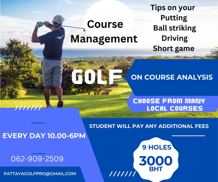 course management golf pattaya