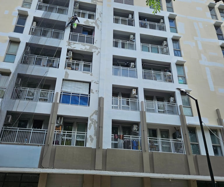 Pengecatan Dinding Exterior