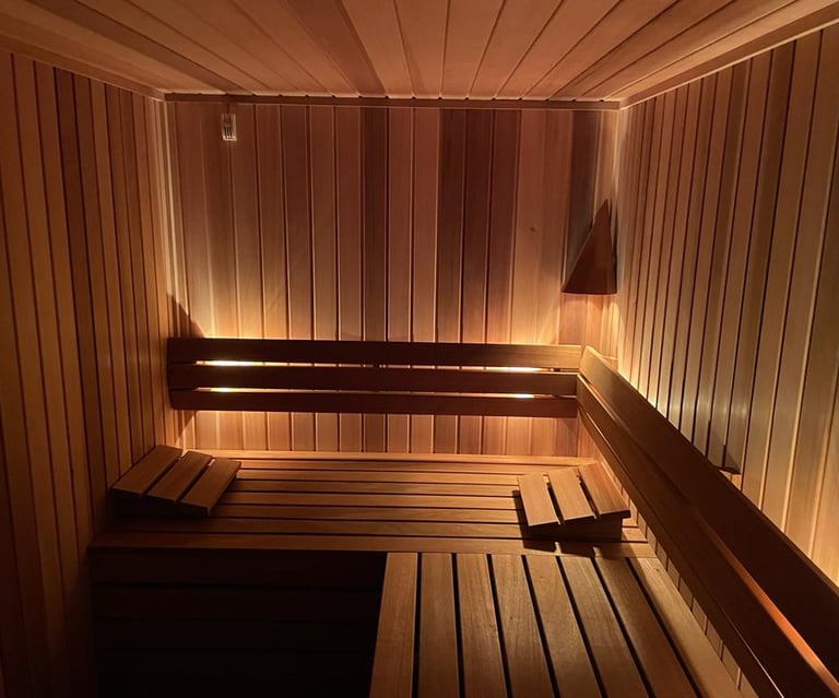 a wooden bench with a bench and a bench in the middle of it