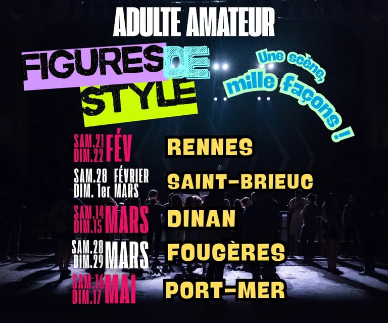 Stage Théâtre adulte Figures de Style