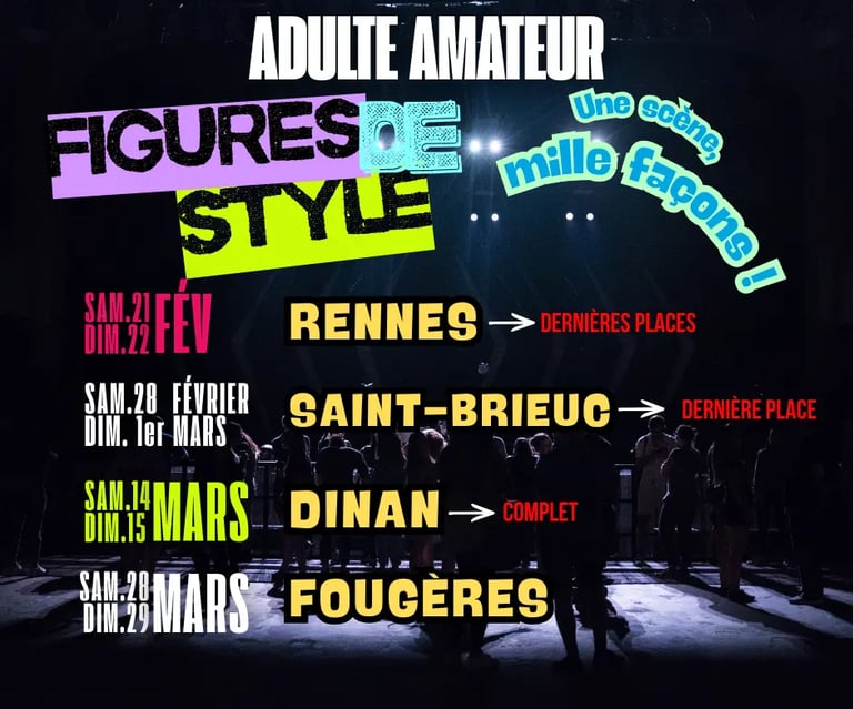 Stage Théâtre adulte Figures de Style