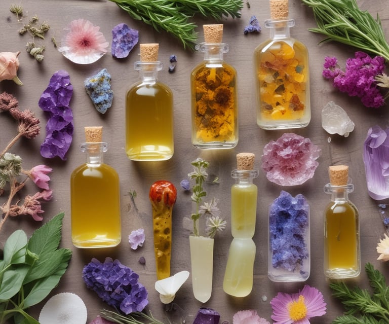 A vintage typewriter with a piece of paper inserted, displaying the words 'HOLISTIC HEALTH' in bold, capital letters.