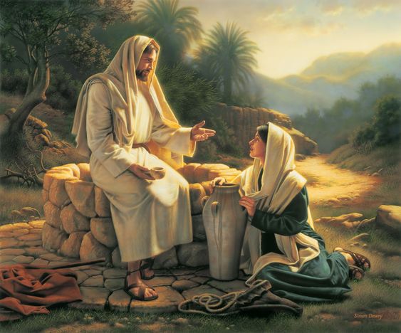 Living Water (Jesus and the Samaritan Woman) by Simon Dewey
