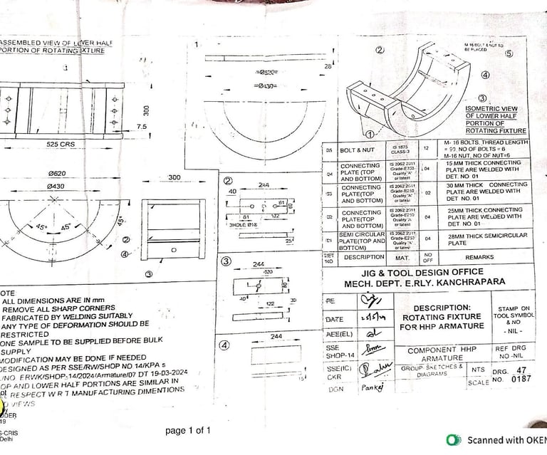 adlerwinden llp rotating fixture for traction motor indian railway drawing