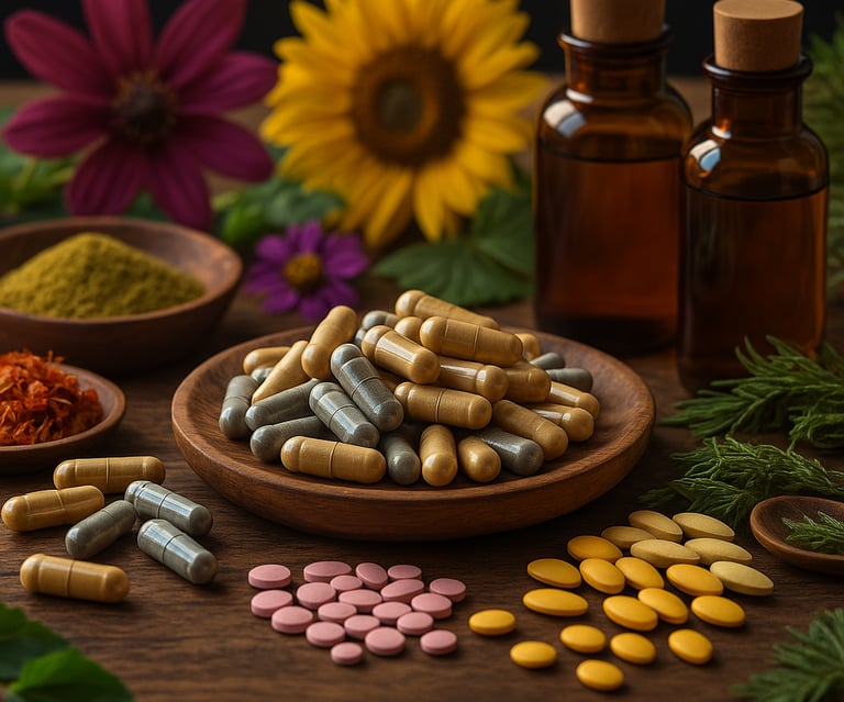 Heal with natural and pure food supplements