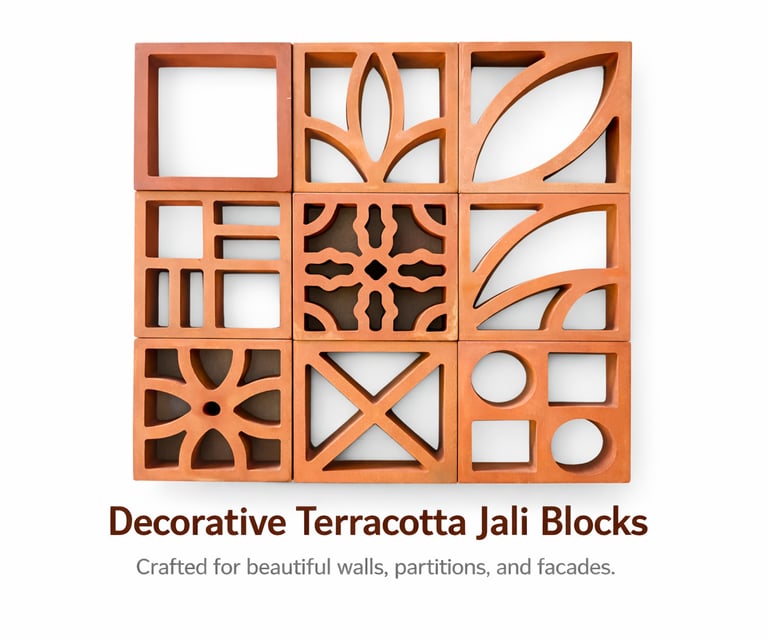 Terracotta Clay Jali Bricks & Blocks