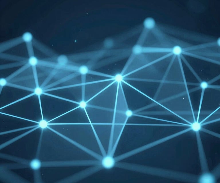 A vibrant workspace with a laptop displaying AI coding and digital design tools.