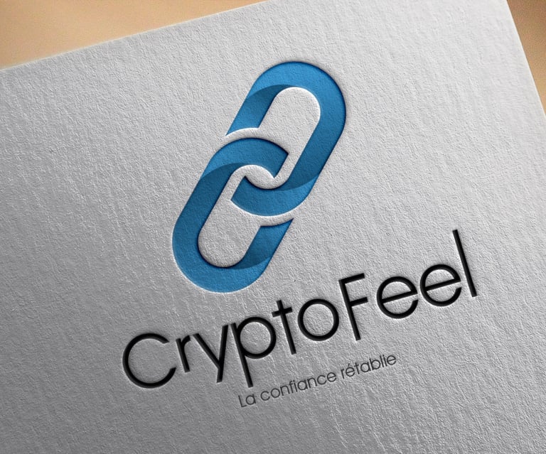 Logo CryptoFeel sur en tête de document