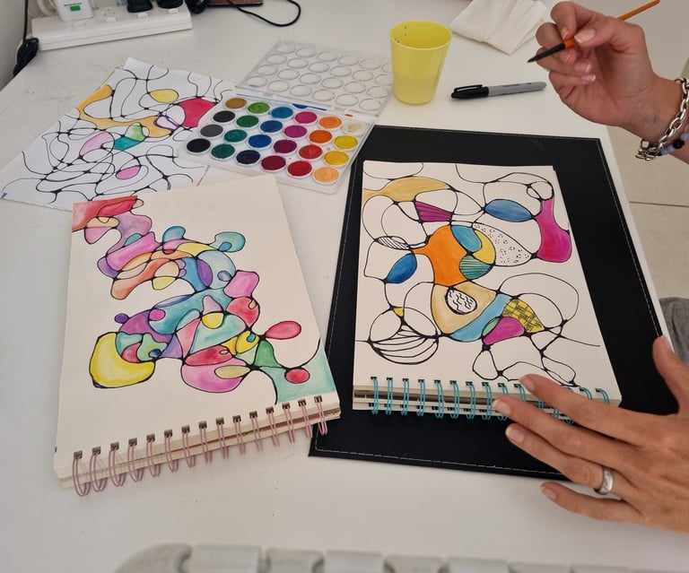 Pictureup how to paint neurographic art