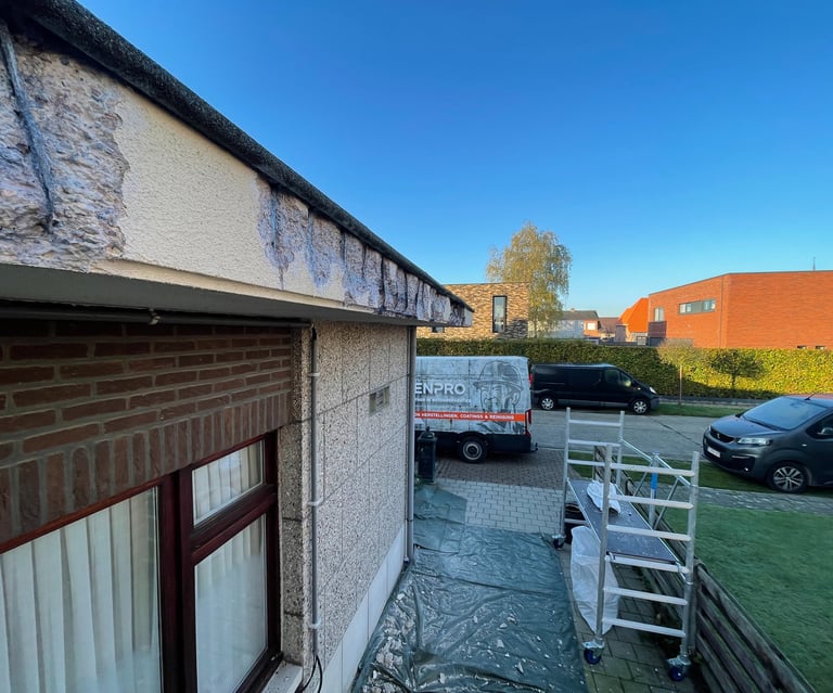 "Overstek betonherstelling en coating door Senpro BV"