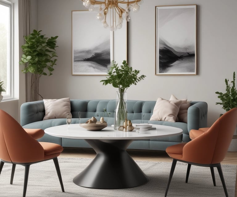 A minimalist wooden bed frame with crisp white bedding in a cozy bedroom.