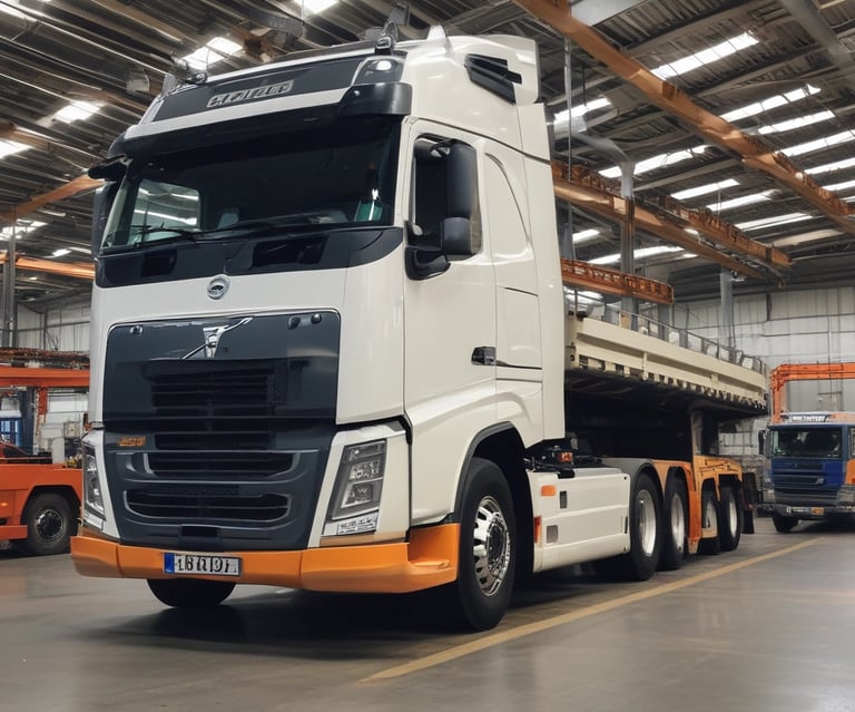 Motorcycle parts displayed neatly on a wooden table with a helmet nearby.